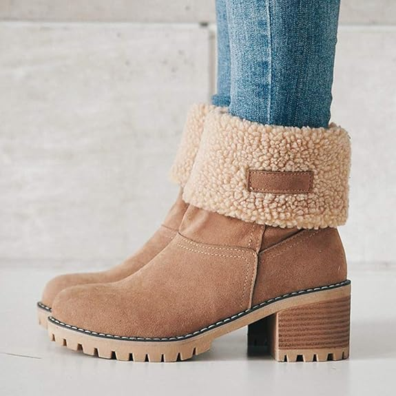 (🔥LAST DAY 50% OFF🔥)💝Women's Soft Waterproof Wool Lining Boots