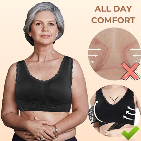 ๐Buy 1 Get 2 FREE๐ - Comfy Corset Bra Front Cross Side Buckle Lace Bras