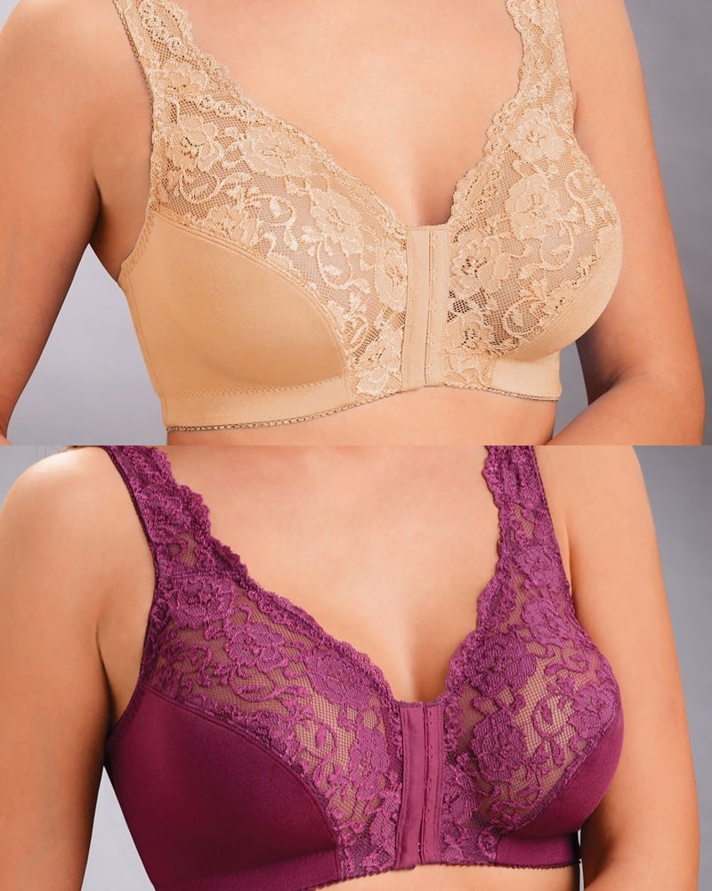 ๐Buy 1 Get 1 FREE๐ - Front Hook Stretch-lace Bra