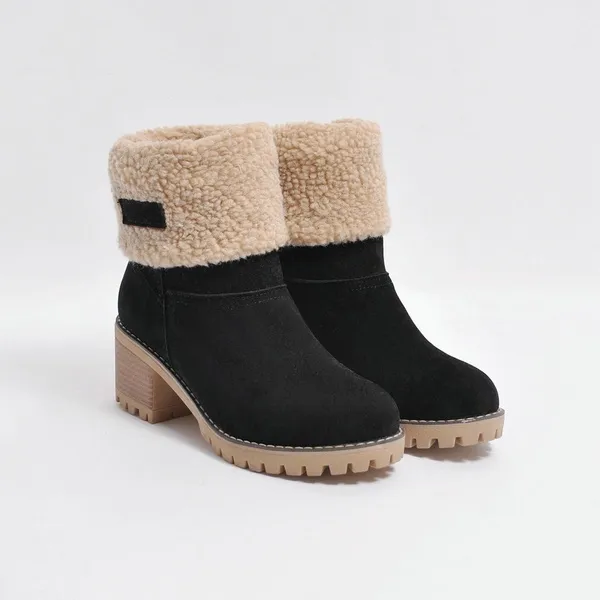 (🔥LAST DAY 50% OFF🔥)💝Women's Soft Waterproof Wool Lining Boots