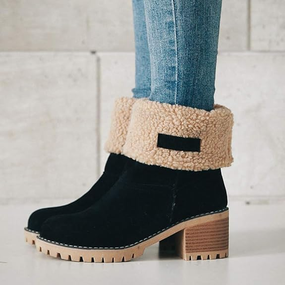 (🔥LAST DAY 50% OFF🔥)💝Women's Soft Waterproof Wool Lining Boots