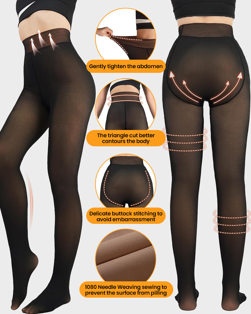 Black Friday Deals - Women's Translucent Fleece Lined Tights (Buy 2 Free Shipping)