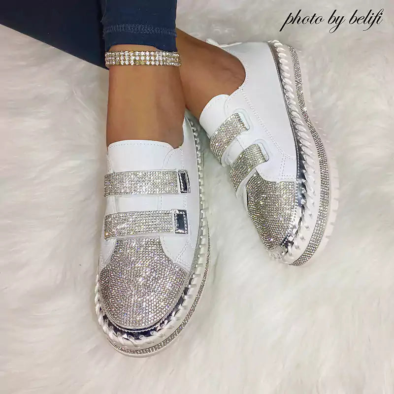LetcloTM Versatile Flat Bottom Rhinestone Casual Shoes