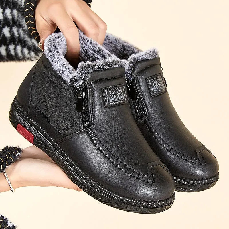 🔥HOT SALE New fleece thickened warm snow boots