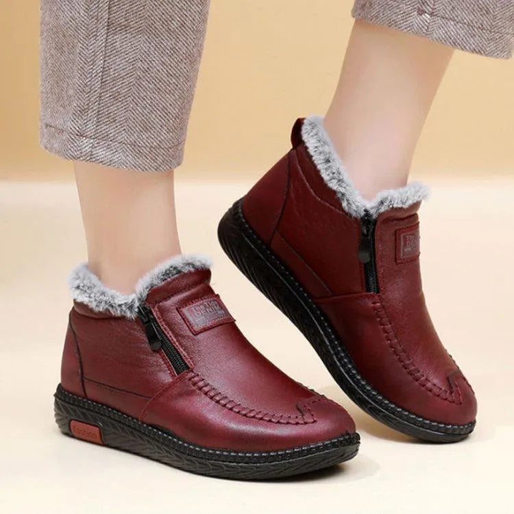 🔥HOT SALE New fleece thickened warm snow boots