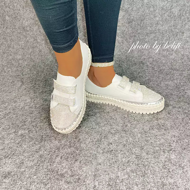 LetcloTM Versatile Flat Bottom Rhinestone Casual Shoes