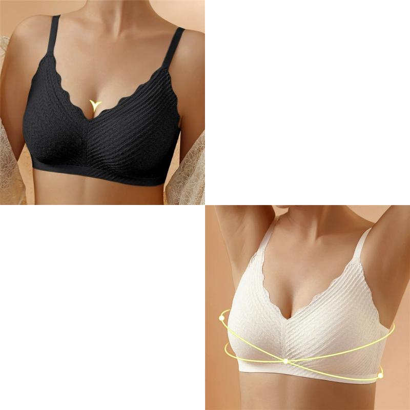 🔥Hot Sell🔥Buy 1 Get 1 Free⏰Transpirable Ice Silk Wireless Push Up Plus Size Bra