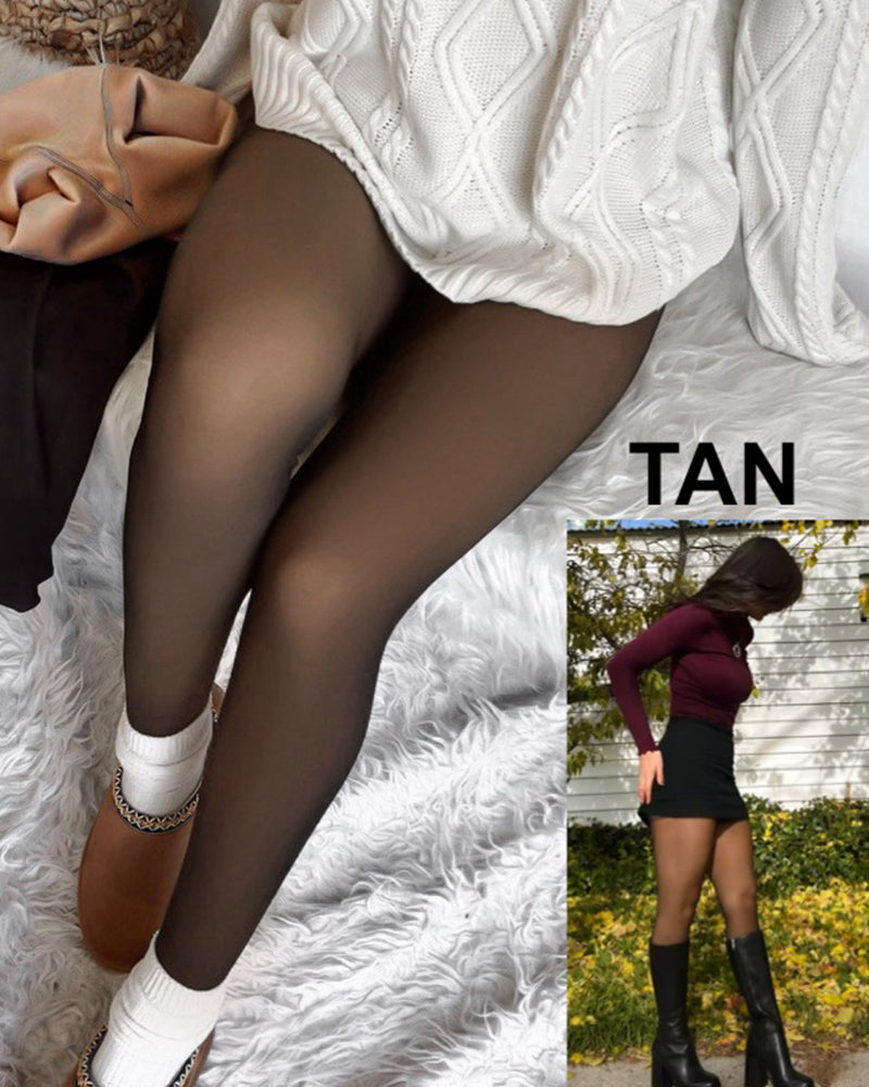 Black Friday Deals - Women's Translucent Fleece Lined Tights (Buy 2 Free Shipping)