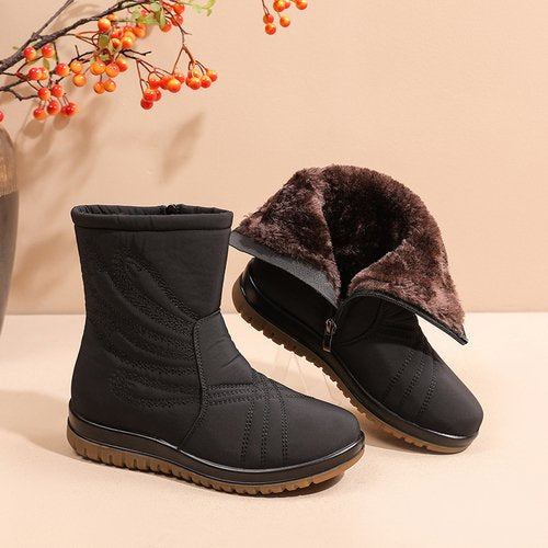 Women's Waterproof Warm Cotton Snow Boots