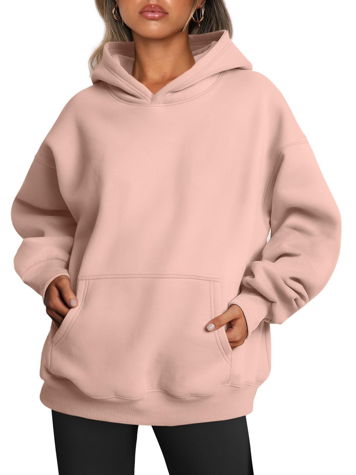 Women's Oversized Fleece Hooded Sweatshirt (Buy 2 Free Shipping)