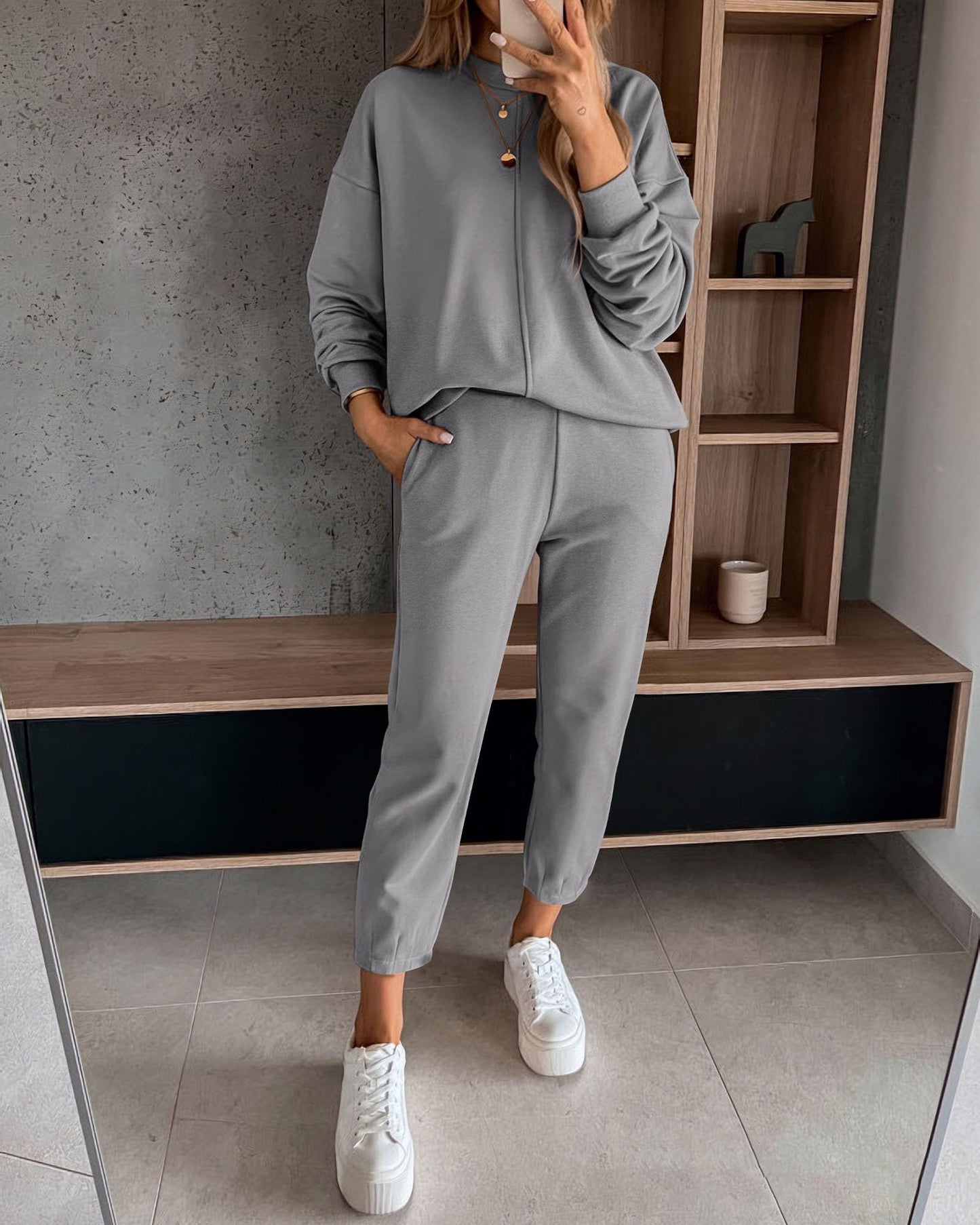 ✨Women's Casual Two Piece Jogger Sets (Buy 2 Free Shipping)