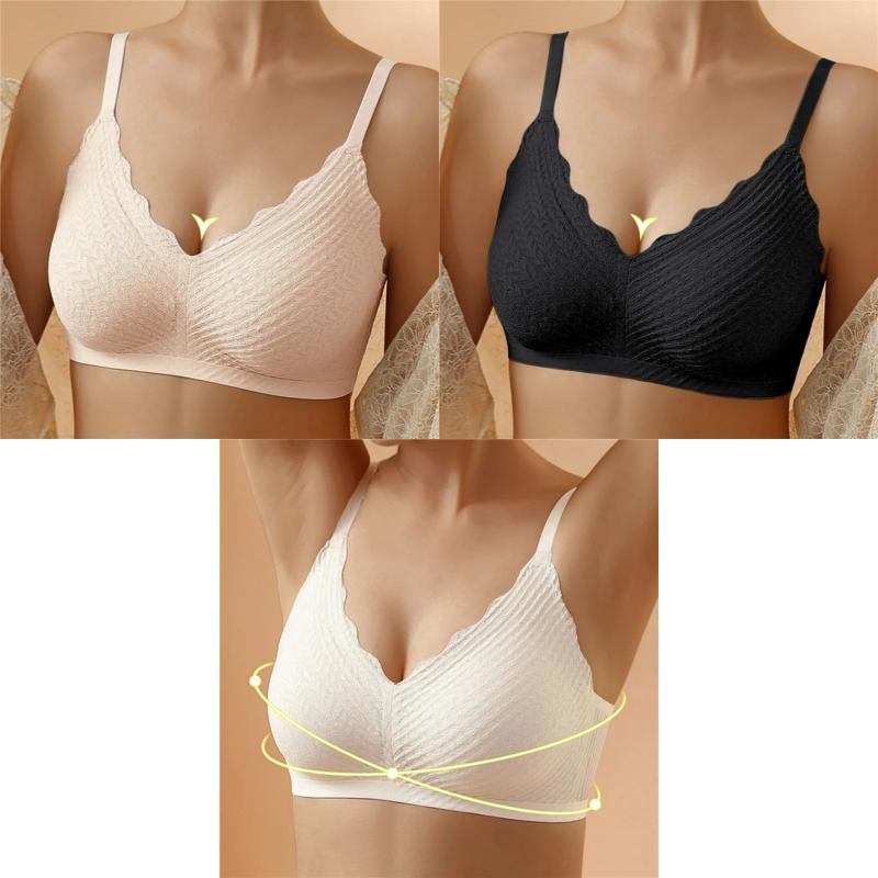 🔥Hot Sell🔥Buy 1 Get 1 Free⏰Transpirable Ice Silk Wireless Push Up Plus Size Bra