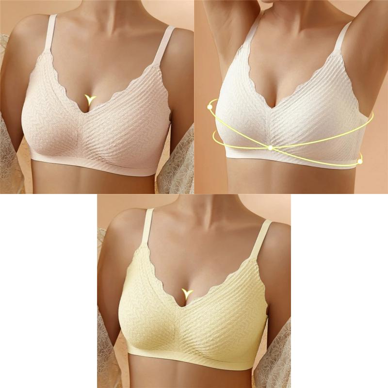 🔥Hot Sell🔥Buy 1 Get 1 Free⏰Transpirable Ice Silk Wireless Push Up Plus Size Bra