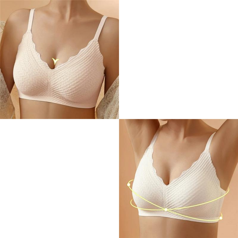 🔥Hot Sell🔥Buy 1 Get 1 Free⏰Transpirable Ice Silk Wireless Push Up Plus Size Bra