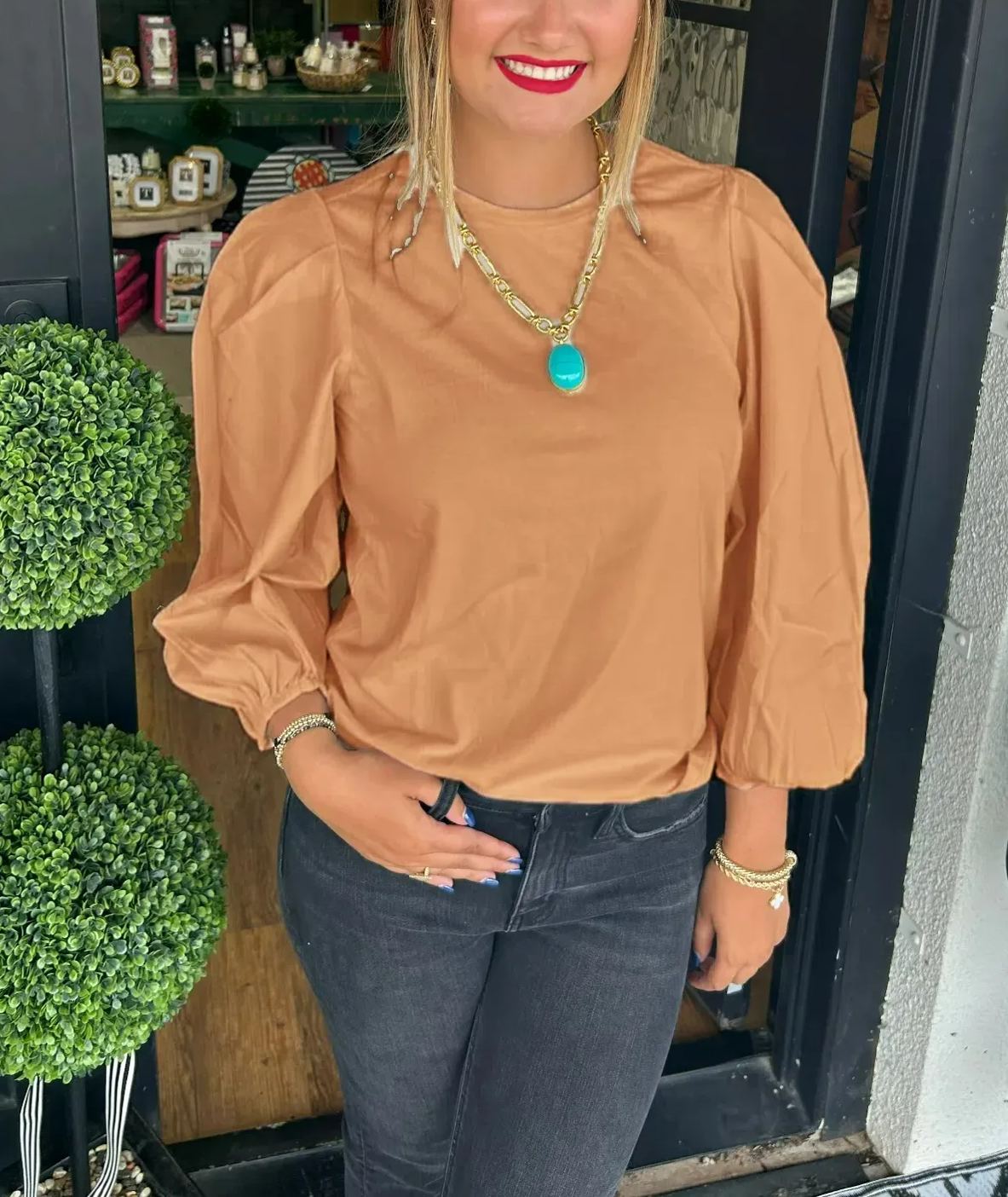 Women's Poplin Sleeve Tops (Buy 2 Free Shipping)